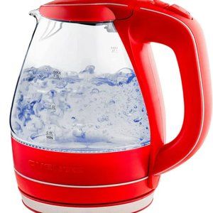 Glass Electric Kettle Hot Water Boiler, Auto Shutoff, Coffee & Tea Maker